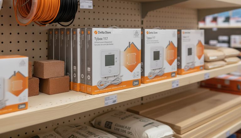 Meilleur thermostat filaire chaudière gaz 2026 : comparatif : Delta Dore Tybox 117 : Le meilleur rapport qualité-prix